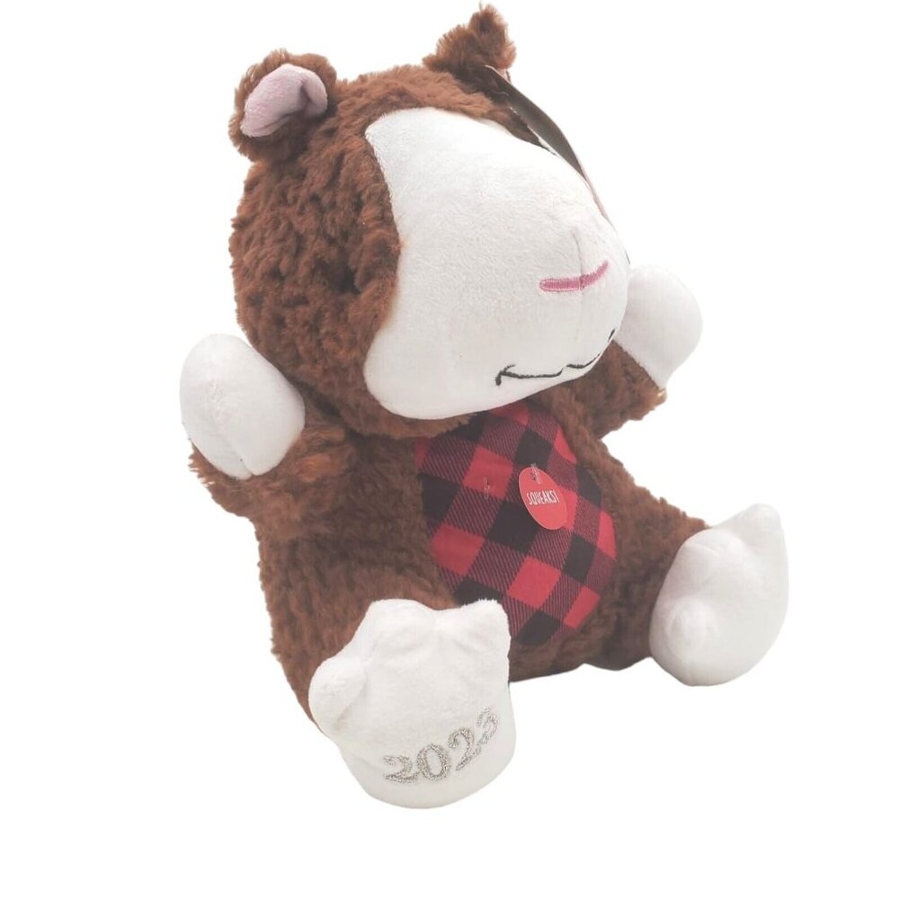 NWT FS 2023 PetSmart Hope The‎ Hamster Holiday Plush Stuffed Dog Toy 10”